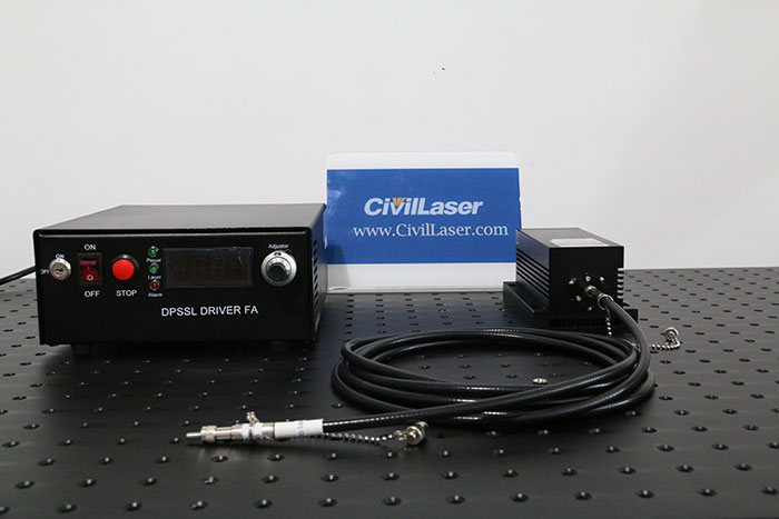UV Pulsed laser 355nm 20mW 섬유 결합 레이저 Source